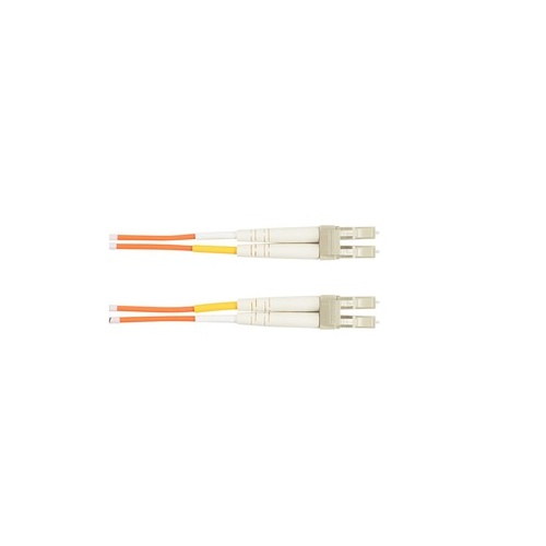 Black Box Om1 62.5/125 Multimode Fiber Optic Patch Cable - Ofnr Pvc, Lc To Lc, Orange, 30-m (98.4-ft.) (EFN110030MLCLC)