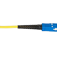 Black Box Os2 9/125 Singlemode Fiber Optic Patch Cable - Ofnr Pvc, Sc To Sc, Yellow, 2-m (6.5-ft.) (EFN310002MSCSC)