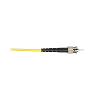 Black Box Os2 9/125 Singlemode Fiber Optic Patch Cable - Ofnr Pvc, St To St, Yellow, 2-m (6.5-ft.) (EFN310002MSTST)