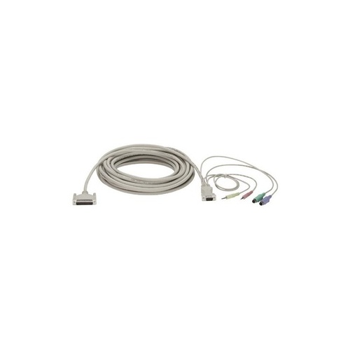 Black Box Kvm Cpu/server Cable With Audio - Pc, Ps/2 Standard, 10-ft. (3.0-m) (EHN151A0010)
