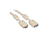 Black Box Vga Video Cable With Ferrite Core - Male/female, Beige, 10-ft. (3.0-m) (EVNPS060010MF)