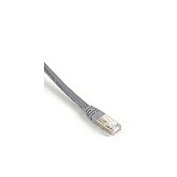 Black Box Cat6 400-mhz Molded Boot Solid Ethernet Patch Cable - Shielded (f/utp), Cmp Plenum (rj45 M/m), Gray, 30-ft. (9.1-m), Gsa, Taa (EVNSL0273GY0030)