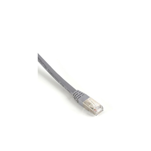 Black Box Cat6 400-mhz Molded Boot Solid Ethernet Patch Cable - Shielded (f/utp), Cmp Plenum (rj45 M/m), Gray, 30-ft. (9.1-m), Gsa, Taa (EVNSL0273GY0030)