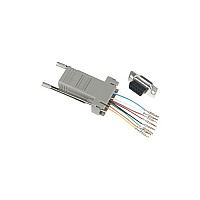 Black Box Modular Adapter Kit - Db9 Female To Rj45 Female, 8-wire (FA756)