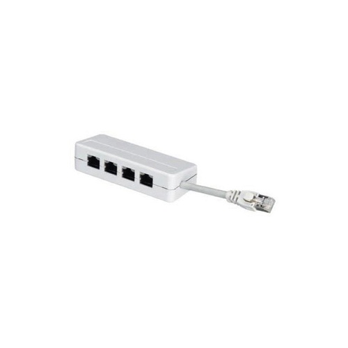Black Box Rj45 Modular Splitter - Unshielded, A Pin With 2.5" Cable, Gsa, Taa (FM820R2)