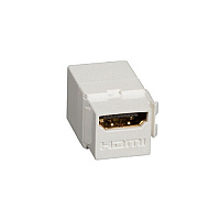 Black Box Snap Fitting - Hdmi, Female/female, Office White, Gsa, Taa (FMT1001)