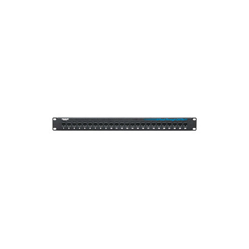Black Box Cat5e Feed-through Patch Panel - 1u, Unshielded, 24-port, Gsa, Taa (JPM808AR2)