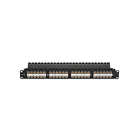 Black Box Cat5e Feed-through Patch Panel - 1u, Unshielded, 48-port, Gsa, Taa (JPM810AHD)