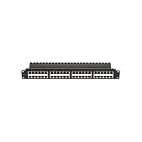 Black Box Cat6 Patch Panel - Feed-through, High-density, 1u, Shielded, 48-port, Gsa, Taa (JPM816AHD)