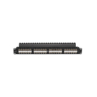 Black Box Cat6 Feed-through Patch Panel - 1u, Unshielded, 48-port, Gsa, Taa (JPM820AHD)