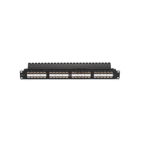 Black Box Cat6 Feed-through Patch Panel - 1u, Unshielded, 48-port, Gsa, Taa (JPM820AHD)