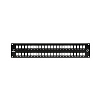 Black Box Multimedia Patch Panel - 2u, 48-port, Gsa, Taa (JPMT1048A)