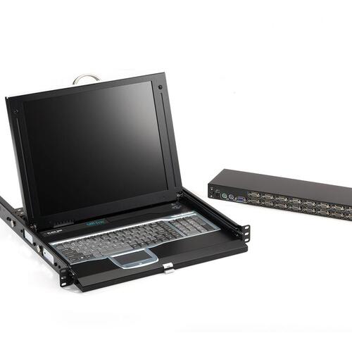 Black Box 17inch Lcd Console Drawer With 16-port Kvm Switch, Gsa, Taa (KVT417A16UVR2)