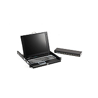 Black Box 17" Lcd Console Drawer With 8-port Vga, Usb Kvm Switch, Gsa, Taa (KVT417A8UVR2)