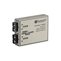 Black Box Gigabit Ethernet Mode Converter 1000-mbps Multimode Fiber To 1000-mbps Singlemode Fiber,850/1300nm,0.3km To 5km,(2)sc,gsa,taa (LMC1001A)