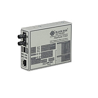 Black Box Managed T1/e1 Media Converter - T1/e1 Copper To Multimode Fiber, 1300nm, 5km, St, Gsa, Taa (MT660AMM)