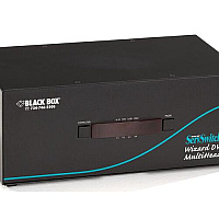 Black Box Kvm Switch - Tri-head, Dvi-d Dual-link, Usb True Emulation, Audio, 4-port , Gsa, Taa (KV2304A)