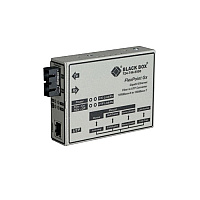 Black Box Gigabit Ethernet Media Converter-1000-mbps Copper To 1000-mbps Multimode Fiber, 850nm, 0.3km, Sc, Gsa, Taa (LMC1003AR3)