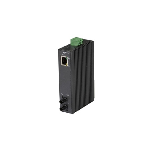 Black Box Fast Ethernet Industrial Media Converter 10/100-mbps Copper To 100-mbps Mm Fiber,hardened Temperature,1300nm,2km,st,gsa,taa (LMC270AMMST)