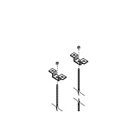 Black Box Threaded Ceiling Kit, Gsa, Taa (RM659R3)