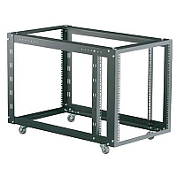 Black Box Flex Depth Rack - 12u, 4-post, 21" X 36"d, M6 Square Holes, 360-lb. Capacity, Gsa, Taa (RMT625A)