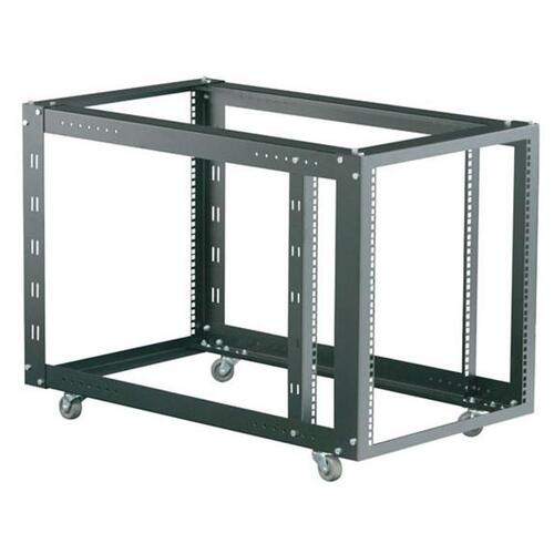 Black Box Flex Depth Rack - 12u, 4-post, 21" X 36"d, M6 Square Holes, 360-lb. Capacity, Gsa, Taa (RMT625A)