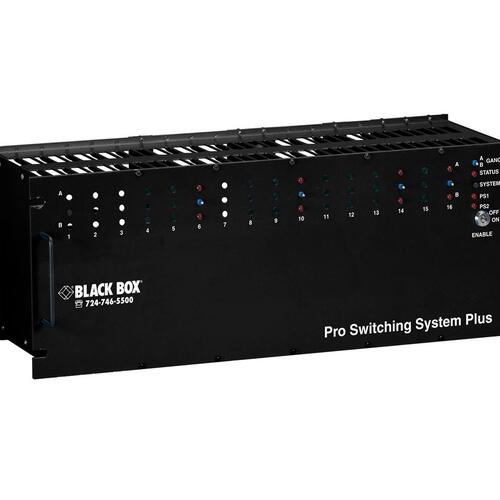 Black Box Gang Switch Chassis - 4u, 18-card Slot, Gsa, Taa (SM960A)