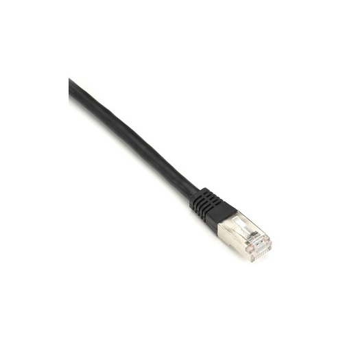 Black Box Cat5e 100-mhz Molded Slimline Stranded Ethernet Patch Cable-shielded (f/utp), Cm Pvc (rj45 M/m), Black, 7-ft. (2.1-m) (EVNSL0172BK0007)