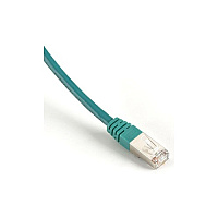 Black Box Cat5e 100-mhz Molded Boot Solid Ethernet Patch Cable-shielded(f/utp),cmp Plenum(rj45 M/m),green,20-ft.(6.0-m),gsa,taa (EVNSL0173GN0020)
