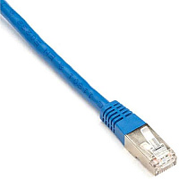 Black Box Cat6 250-mhz Molded Slimline Stranded Ethernet Patch Cable - Shielded (s/ftp), Cm Pvc (rj45 M/m), Blue, 7-ft. (2.1-m) (EVNSL0272BL0007)