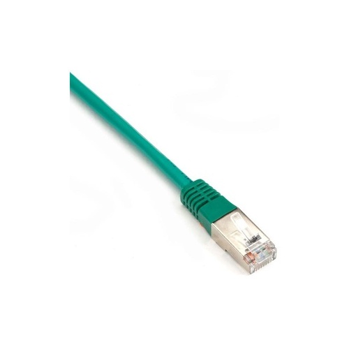 Black Box Cat6 250-mhz Molded Slimline Stranded Ethernet Patch Cable - Shielded (s/ftp), Cm Pvc (rj45 M/m), Green, 3-ft. (0.9-m) (EVNSL0272GN0003)