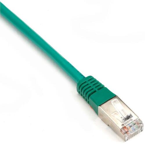 Black Box Cat6 250-mhz Molded Slimline Stranded Ethernet Patch Cable-shielded (s/ftp), Cm Pvc (rj45 M/m), Green, 30-ft. (9.1-m) (EVNSL0272GN0030)