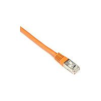Black Box Cat6 250-mhz Molded Slimline Stranded Ethernet Patch Cable-shielded (s/ftp), Cm Pvc (rj45 M/m), Orange, 30-ft. (9.1-m) (EVNSL0272OR0030)