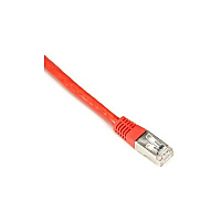 Black Box Cat6 250-mhz Molded Slimline Stranded Ethernet Patch Cable - Shielded (s/ftp), Cm Pvc (rj45 M/m), Red, 6-ft. (1.8-m) (EVNSL0272RD0006)