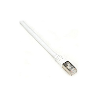 Black Box Cat6 250-mhz Molded Slimline Stranded Ethernet Patch Cable - Shielded (s/ftp), Cm Pvc (rj45 M/m), White, 3-ft. (0.9-m) (EVNSL0272WH0003)