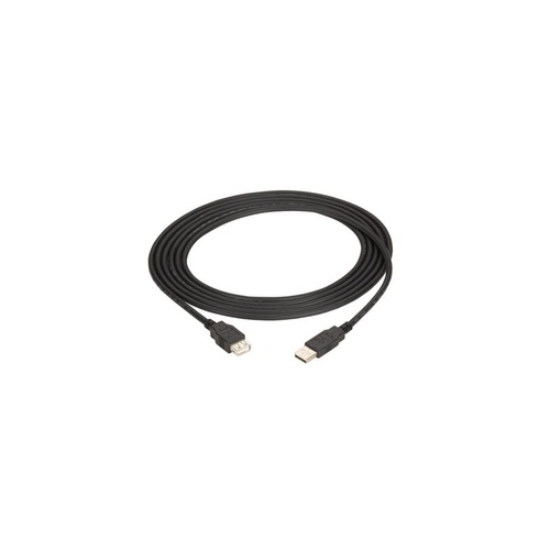 Black Box Usb 2.0 Extension Cable - Type A Male To Type A Female, Black, 6-ft. (1.8-m) (USB05E0006)
