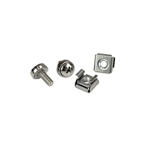 StarTech 100 Pkg M5 Mounting Screws And Cage Nuts (CABSCREWM52)