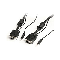 StarTech 15ft High Res Monitor Vga Cable W/ Audio (MXTHQMM15A)