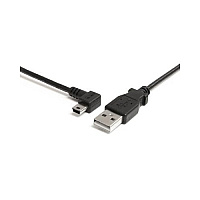 StarTech 6 Ft Usb To Left Angle Mini Usb Cable (USB2HABM6LA)
