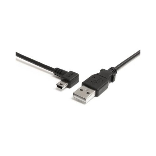 StarTech 6 Ft Usb To Left Angle Mini Usb Cable (USB2HABM6LA)