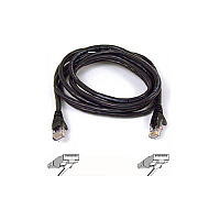 Belkin 14-foot Cat6 Black Cables, No Boots (A3L98014BLK)