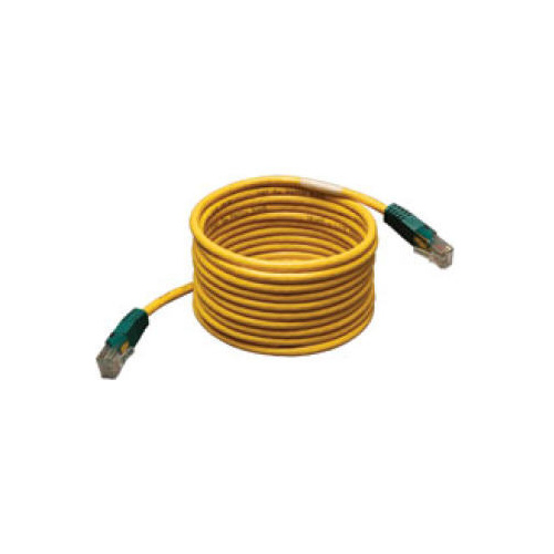 Tripp Lite 25ft Cat5e Cross-over Patch Cable Yellow (N010025YW)