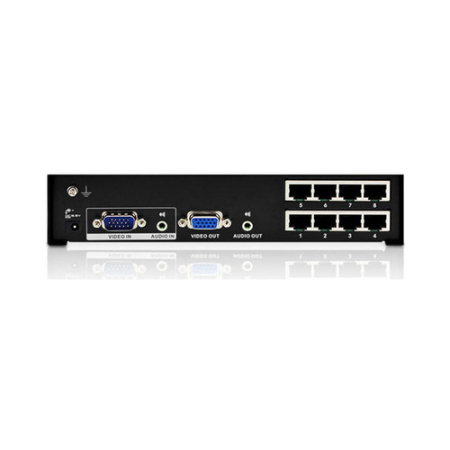 Aten 8port Cat5 Audiovideo Distribution Unit (VS1208T)