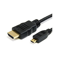 StarTech 3ft Micro Hdmi To Hdmi Cable/adapter 4k (HDMIADMM3)