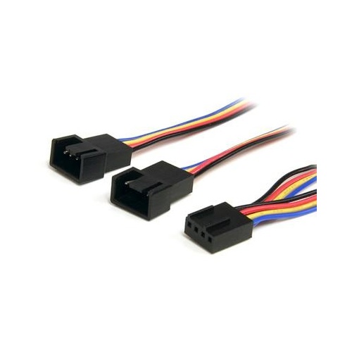 StarTech Pwm Fan Extension Power Y Cable (FAN4SPLIT12)
