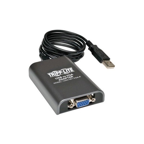 Tripp Lite Usb To Vga Dual Monitor Cable 1080p M/f (U244001VGAR)