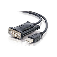 C2G 5ft Usb To Db9 Male Serial Rs232 Adapter (26887)
