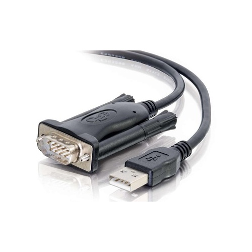 C2G 5ft Usb To Db9 Male Serial Rs232 Adapter (26887)