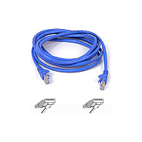 Belkin Cat6 Patch Cable Rj45m/rj45m 3ft Blue (A3L900203BLUS)