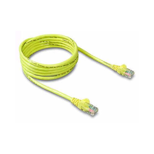 Belkin Cat5e Snagless Patch Cbl;4ft (A3L79104YLWS)